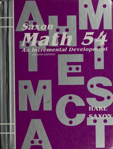 Cover of Math 5/4