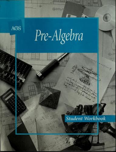 Cover of AGS pre-algebra