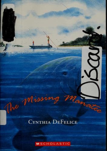 Cover of The missing manatee
