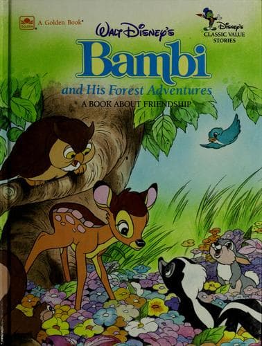 Cover of Walt Disney's Bambi and his forest adventures