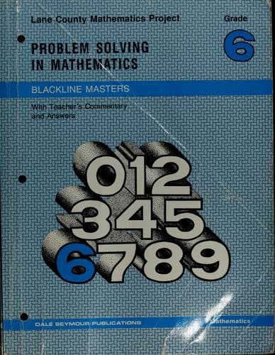 Cover of Problem solving in mathematics