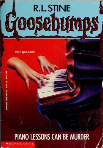 Cover of Goosebumps - Piano Lessons Can Be Murder