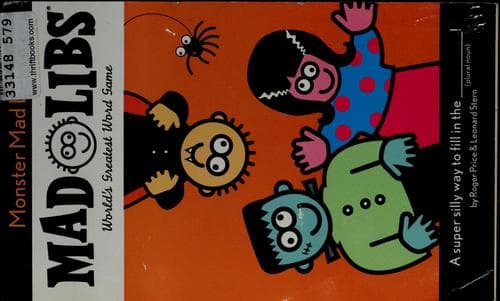 Cover of Monster mad libs