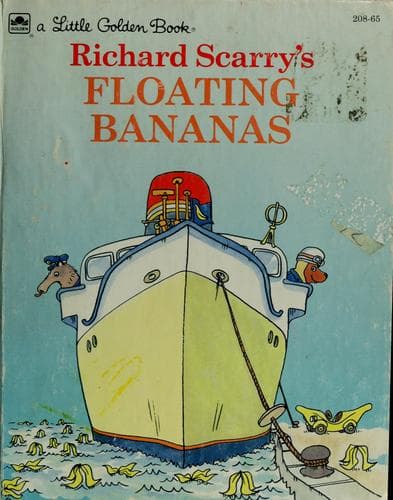 Cover of Richard Scarry's floating bananas