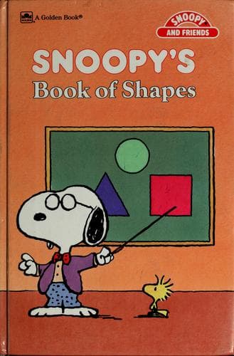 Cover of Snoopy's Bk Of Shapes Concept (Snoopy and Friends)