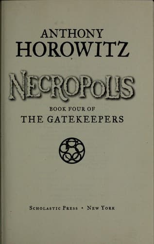Cover of Necropolis (The Power of Five / The Gatekeepers #4)