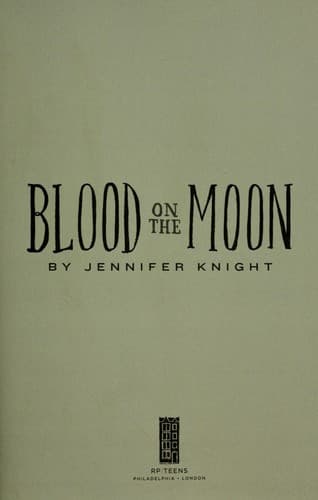 Cover of Blood on the moon