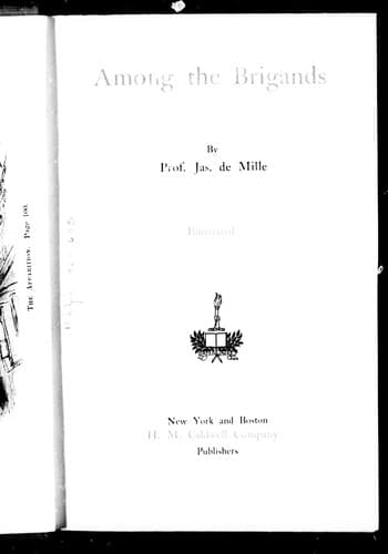 Cover of Among the brigands