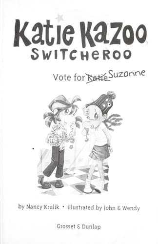 Cover of Vote for Katie Suzanne
