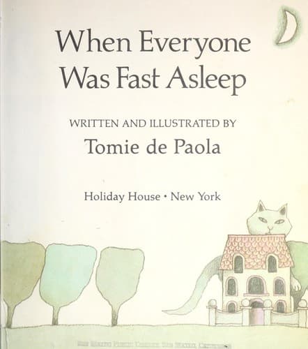 Cover of When everyone was fast asleep