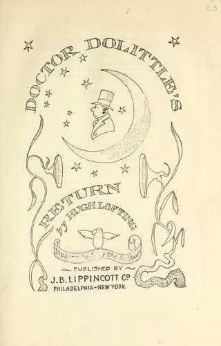Cover of Doctor Doolittle's return