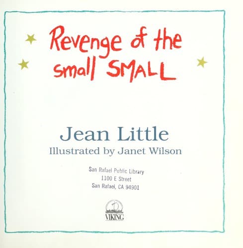 Cover of Revenge of the small Small