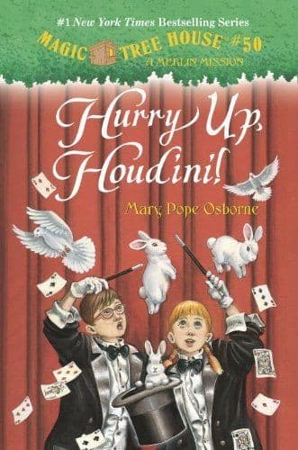 Cover of Hurry up, Houdini (Magic Tree House #50)