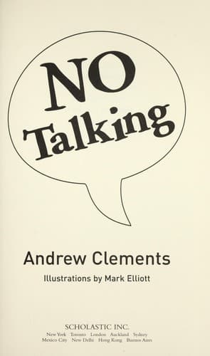 Cover of No talking