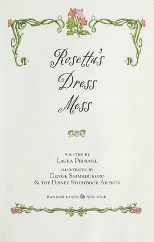 Cover of Rosetta's dress mess