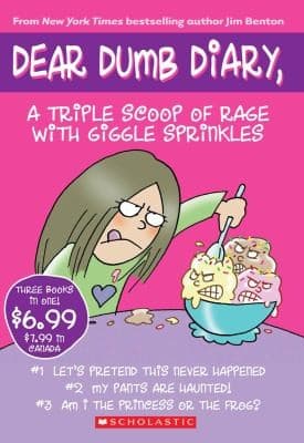 Cover of Dear Dumb Diary A Triple Scoop Of Rage With Giggle Sprinkles By Jamie Kelly