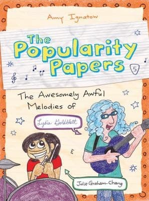 Cover of The Awesomely Awful Melodies Of Lydia Goldblatt Julie Grahamchang