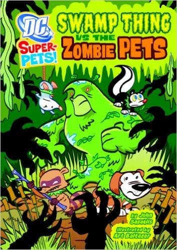 Cover of Swamp Thing vs the zombie pets