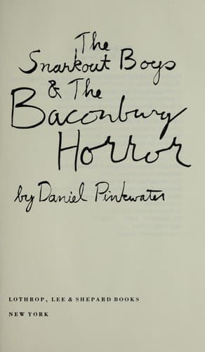 Cover of The Snarkout Boys and the Baconburg Horror