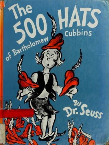 Cover of The 500 hats of Bartholomew Cubbins
