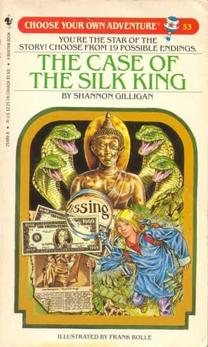 Cover of Choose Your Own Adventure - The Case of the Silk King