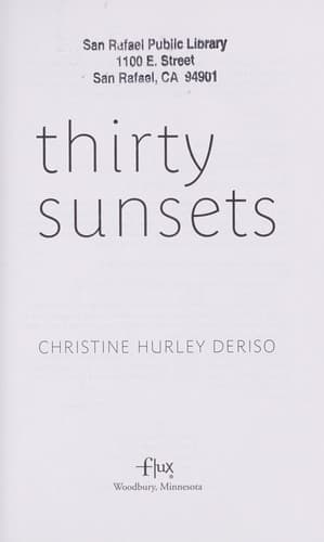 Cover of Thirty sunsets