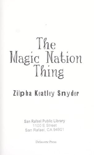 Cover of The magic nation thing