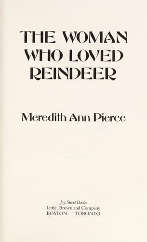 Cover of The woman who loved reindeer