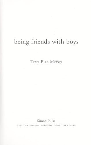 Cover of Being friends with boys