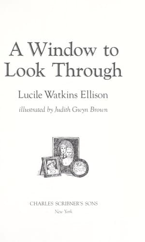 Cover of A window to look through