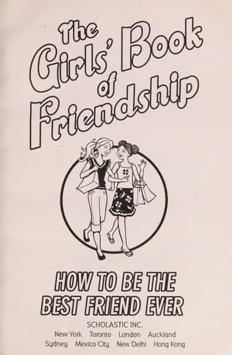 Cover of The girls' book of friendship