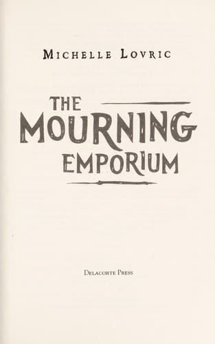 Cover of The mourning emporium