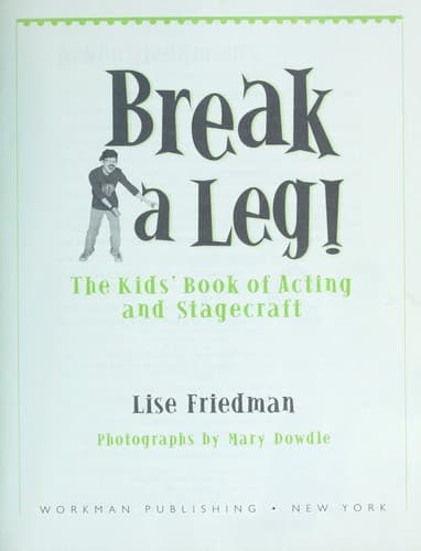 Cover of Break a leg!