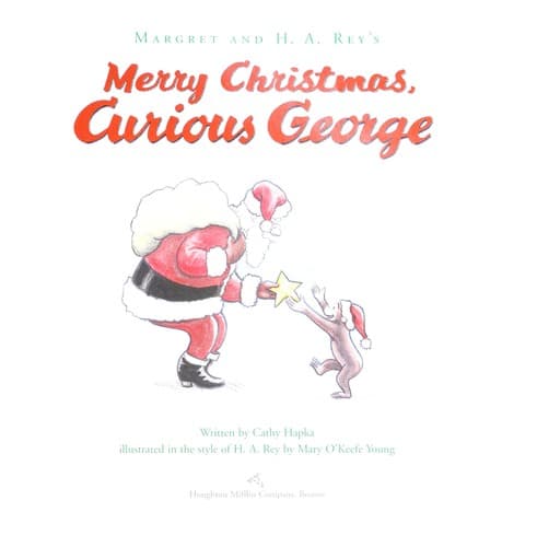 Cover of Margret & H.A. Rey's Merry Christmas, Curious George