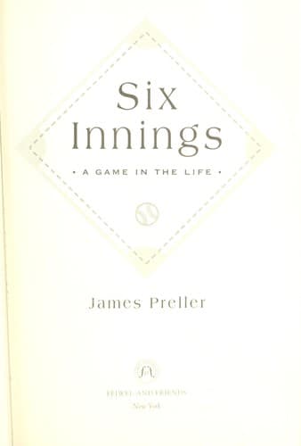 Cover of Six innings