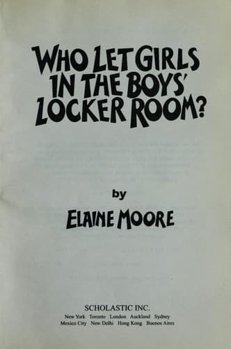 Cover of Who let girls in the boys' locker room?