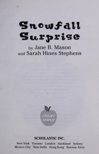 Cover of Snowfall surprise