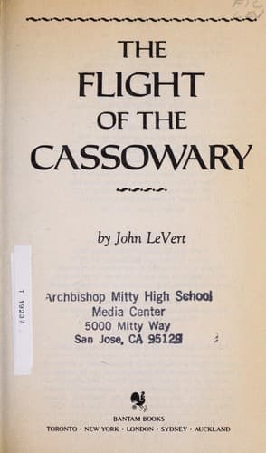 Cover of The flight of the cassowary