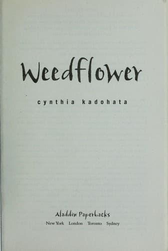 Cover of Weedflower