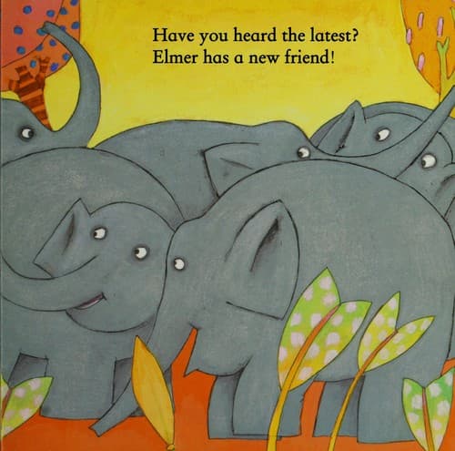 Cover of Elmer's new friend