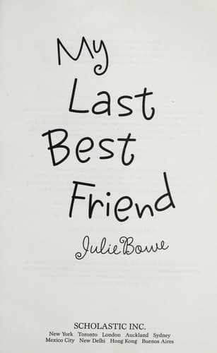 Cover of My last best friend