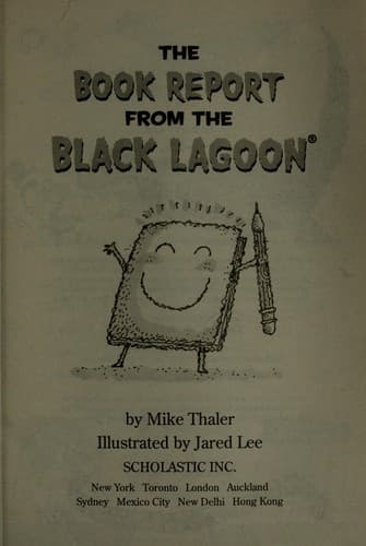 Cover of The book report from the Black Lagoon