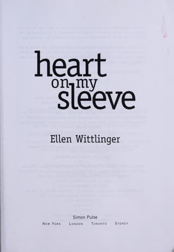 Cover of Heart on my sleeve