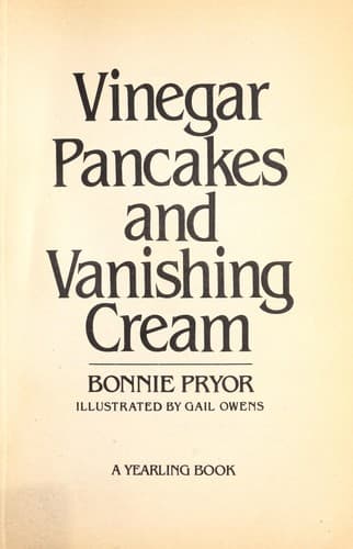 Cover of Vinegar pancakes and vanishing cream