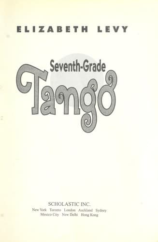 Cover of Seventh-grade tango