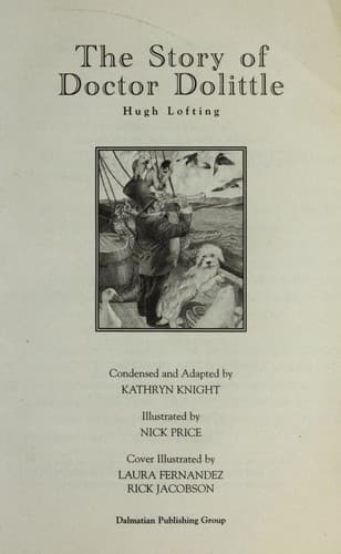Cover of The story of Doctor Dolittle [adaptation]
