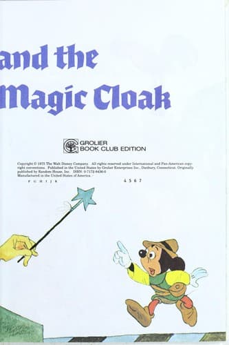 Cover of Disney's Mickey and the magic cloak
