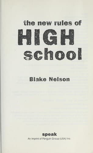 Cover of The new rules of high school