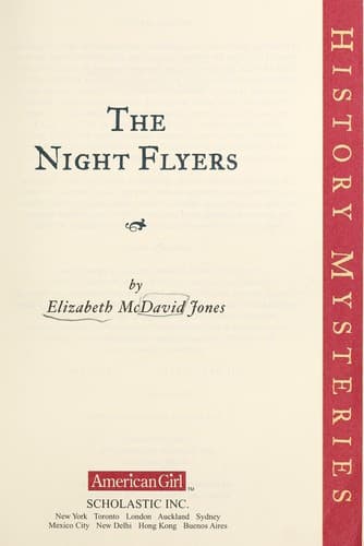 Cover of NIGHT FLYERS (AMERICAN GIRL HISTORY MYSTERIES)