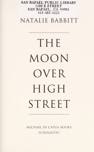 Cover of The moon over high street